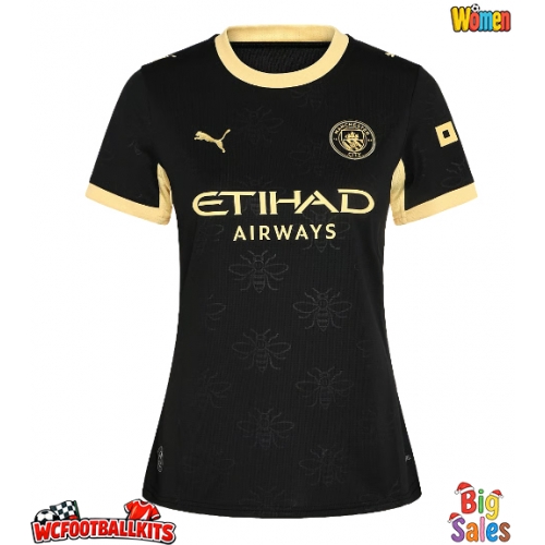 Manchester City Enzo Fernandez #17 Replica Away Stadium Shirt for Women 2026-27 Short Sleeve
